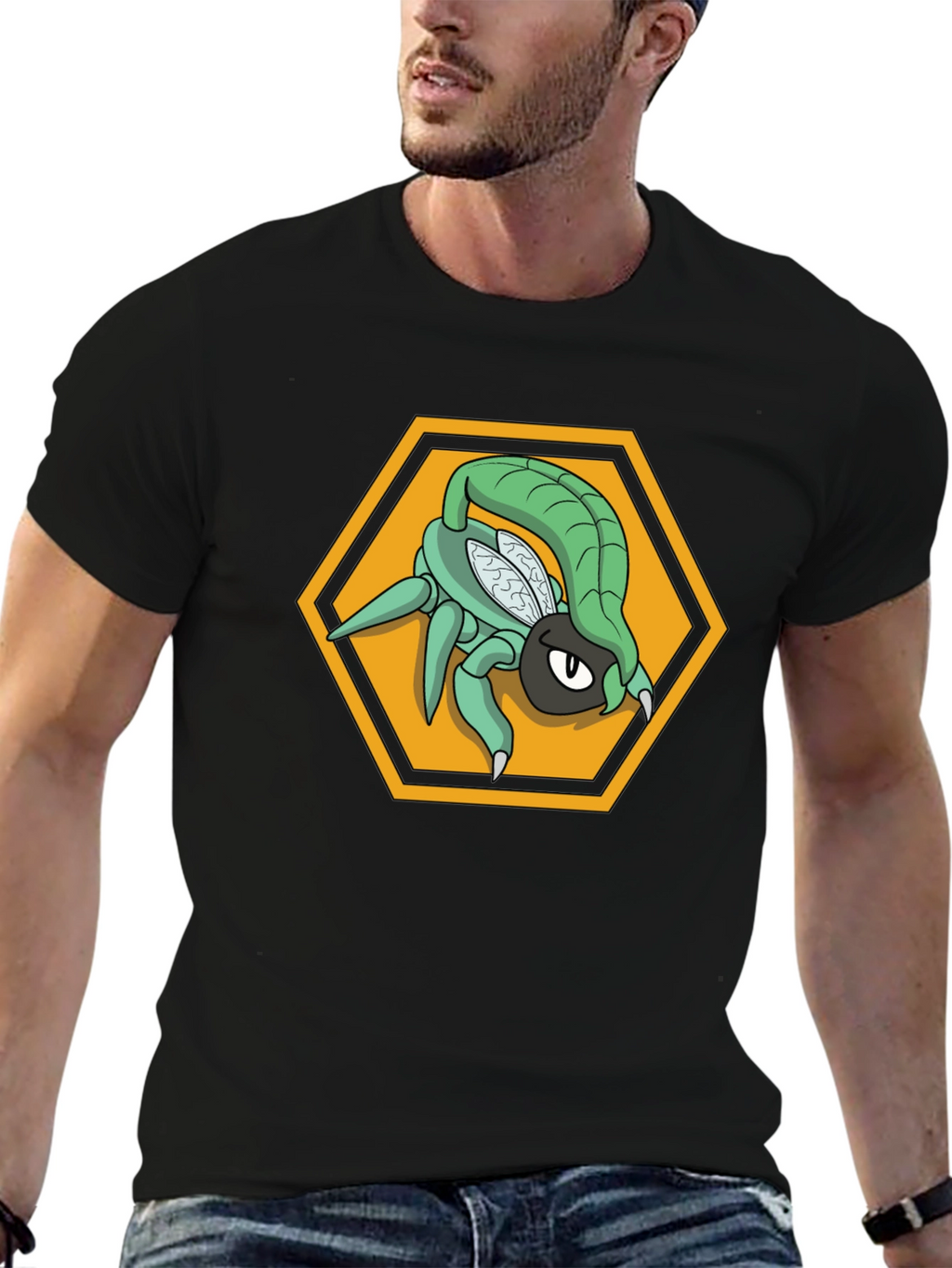 Bug Pokemon T-Shirt - Black
