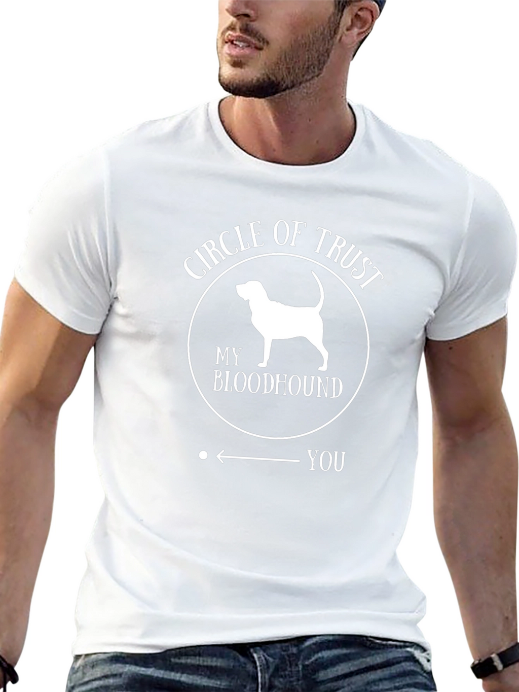 Circle of Trust Bloodhound Graphic Tee