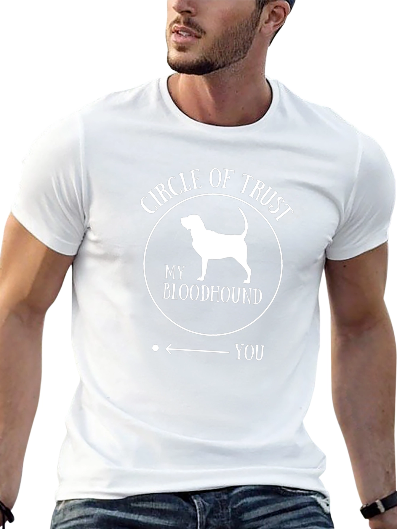 Circle of Trust Bloodhound Graphic Tee