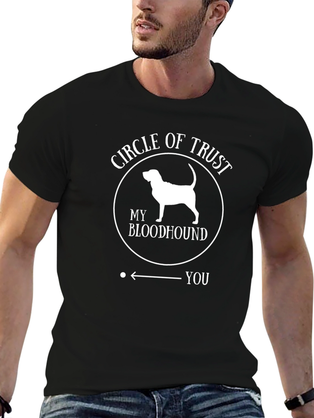 Circle of Trust Bloodhound Graphic Tee