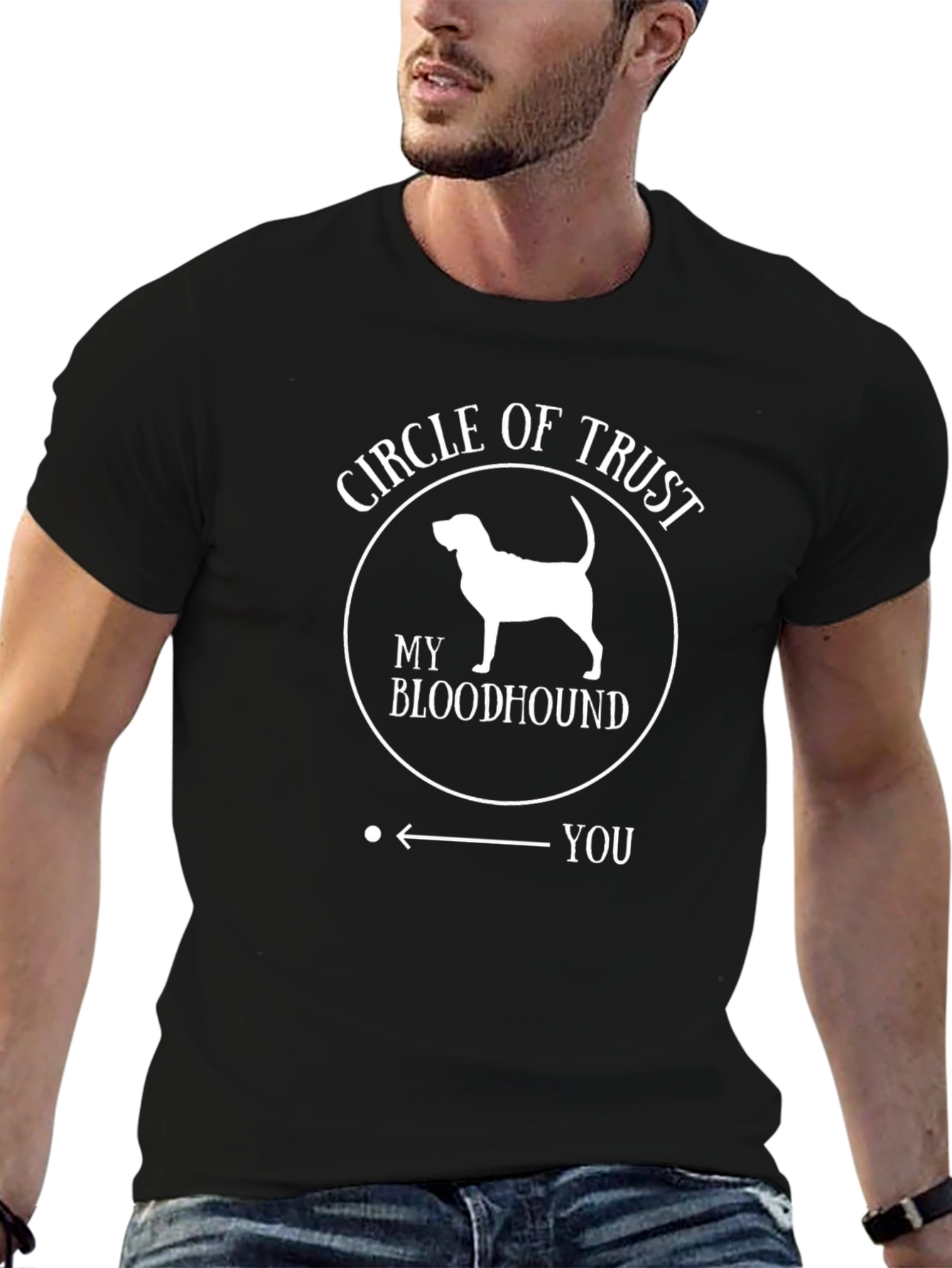 Circle of Trust Bloodhound Graphic Tee
