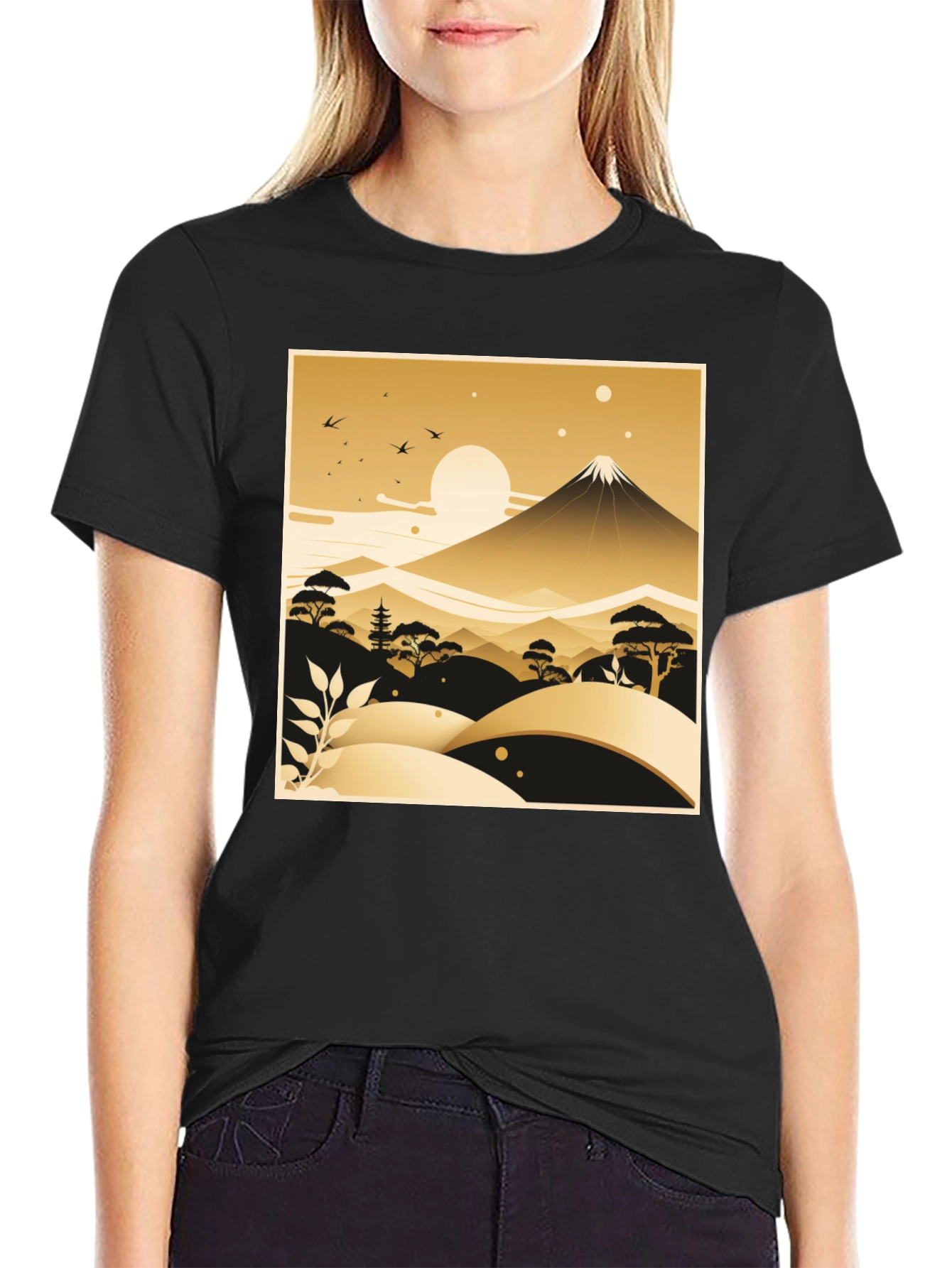 Japanese Landscape Graphic Tee