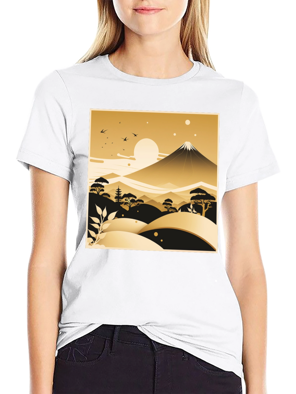 Japanese Landscape Graphic Tee