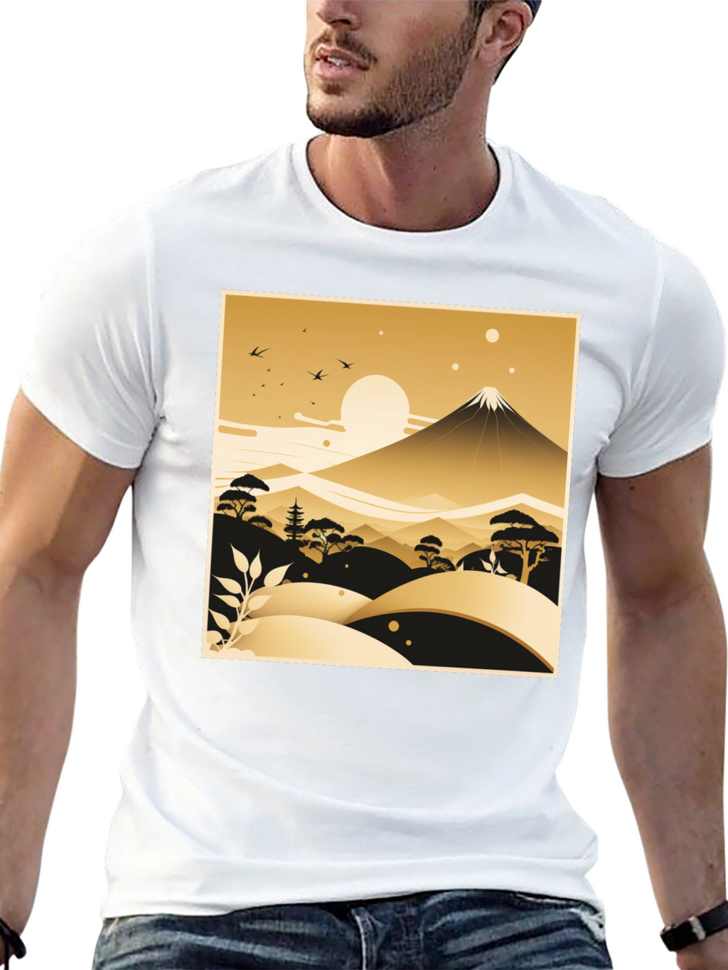 Japanese Landscape Graphic Tee