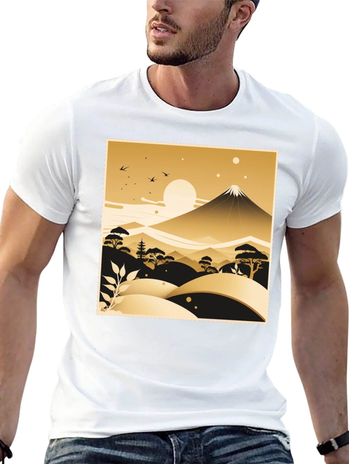 Japanese Landscape Graphic Tee