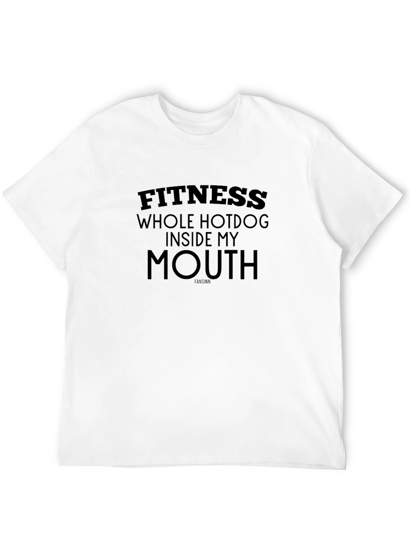 Fitness Whole Hotdog Inside My Mouth T-Shirt