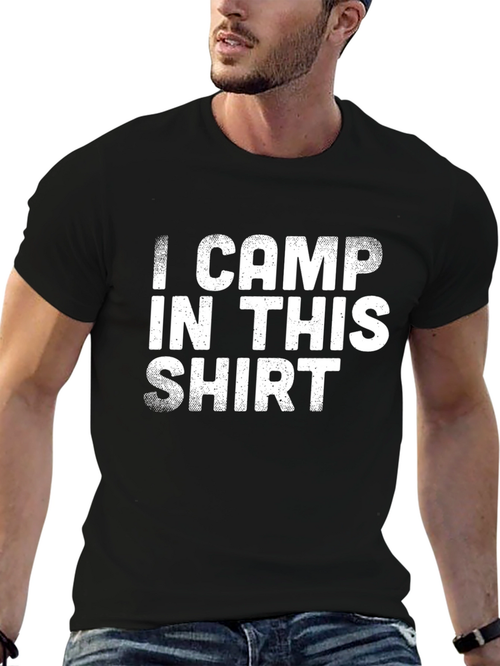 I Camp In This Shirt - Camping Graphic Tee