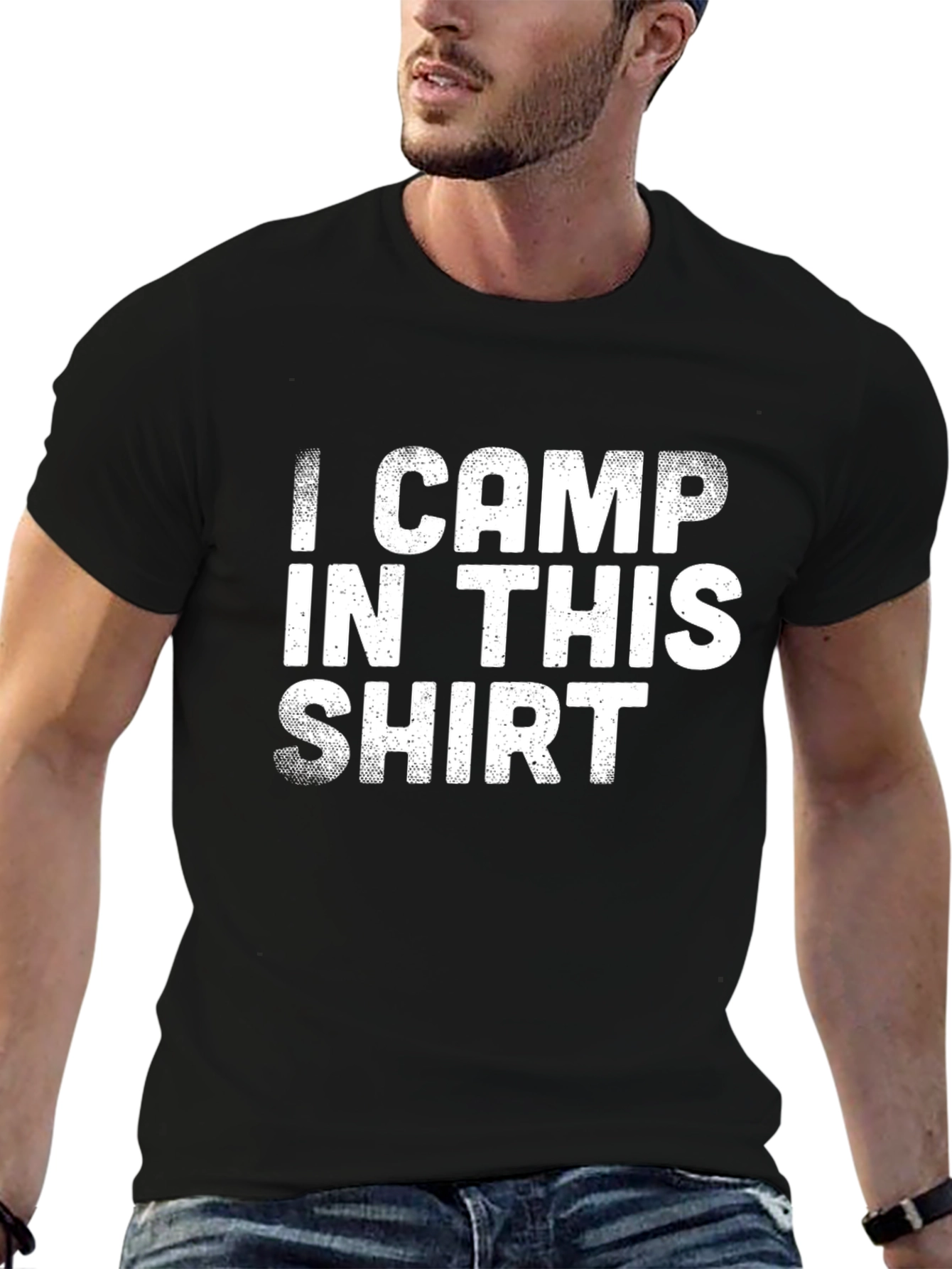 I Camp In This Shirt - Camping Graphic Tee