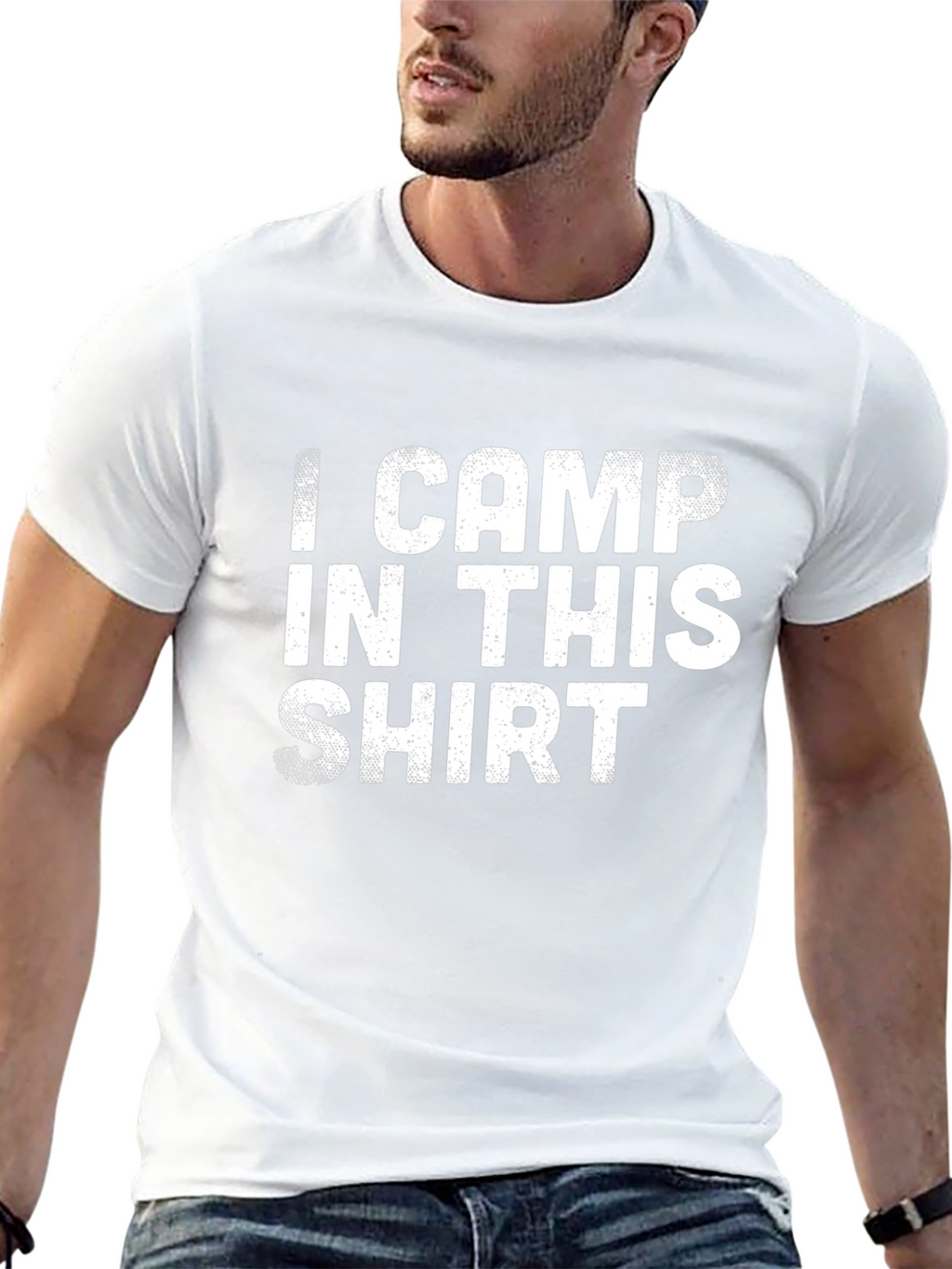 I Camp In This Shirt - Camping Graphic Tee