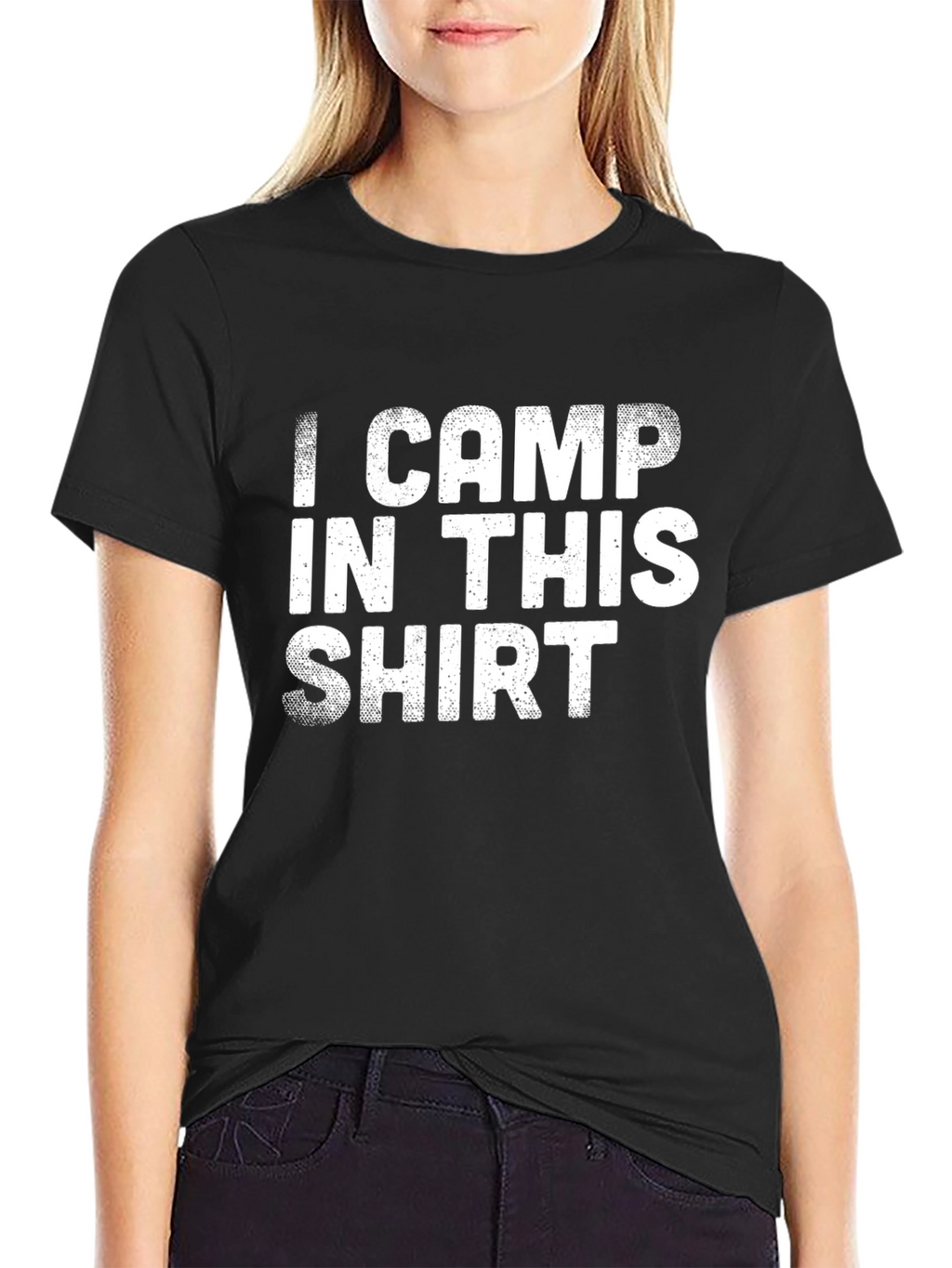 I Camp In This Shirt - Camping Graphic Tee