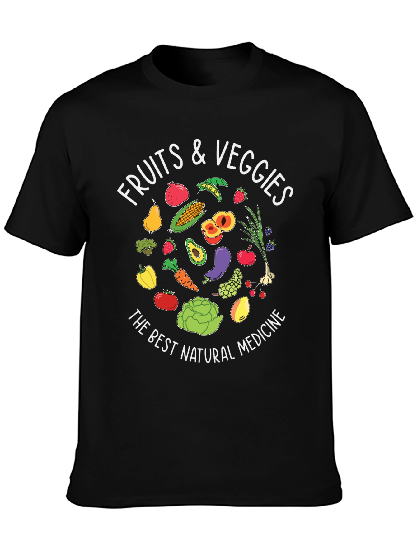 Fruits & Veggies T-Shirt - Natural Medicine Design