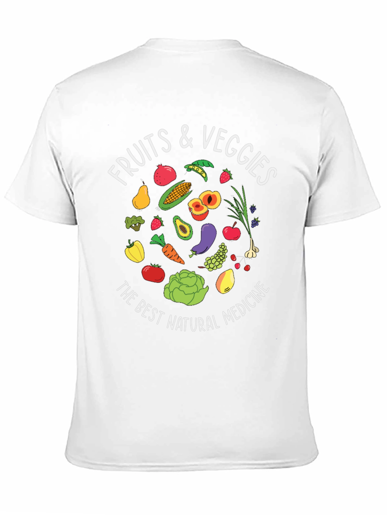 Fruits & Veggies T-Shirt - Natural Medicine Design