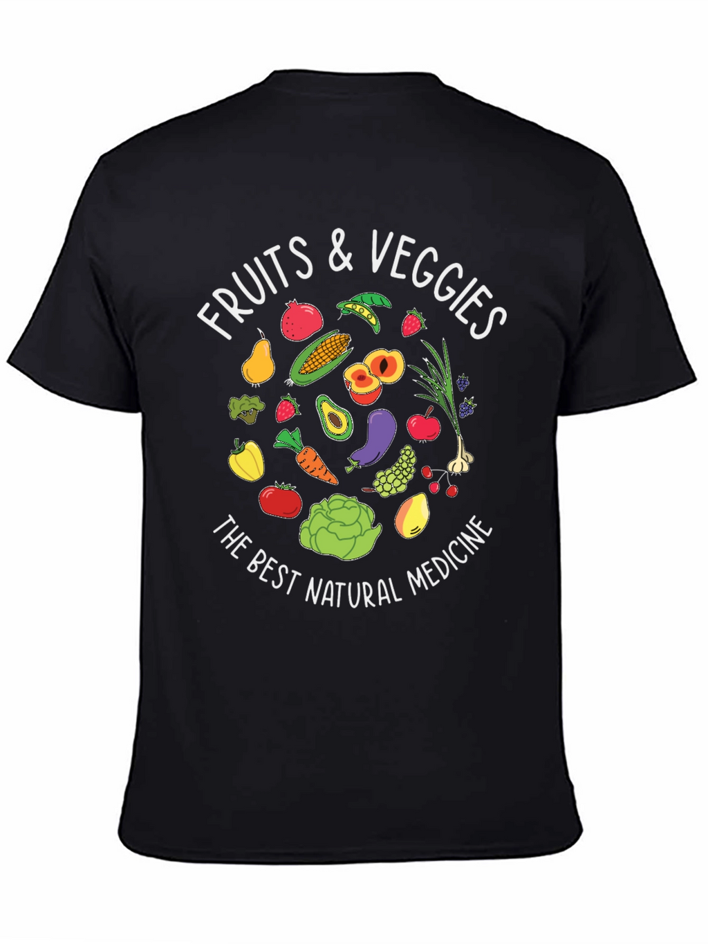Fruits & Veggies T-Shirt - Natural Medicine Design