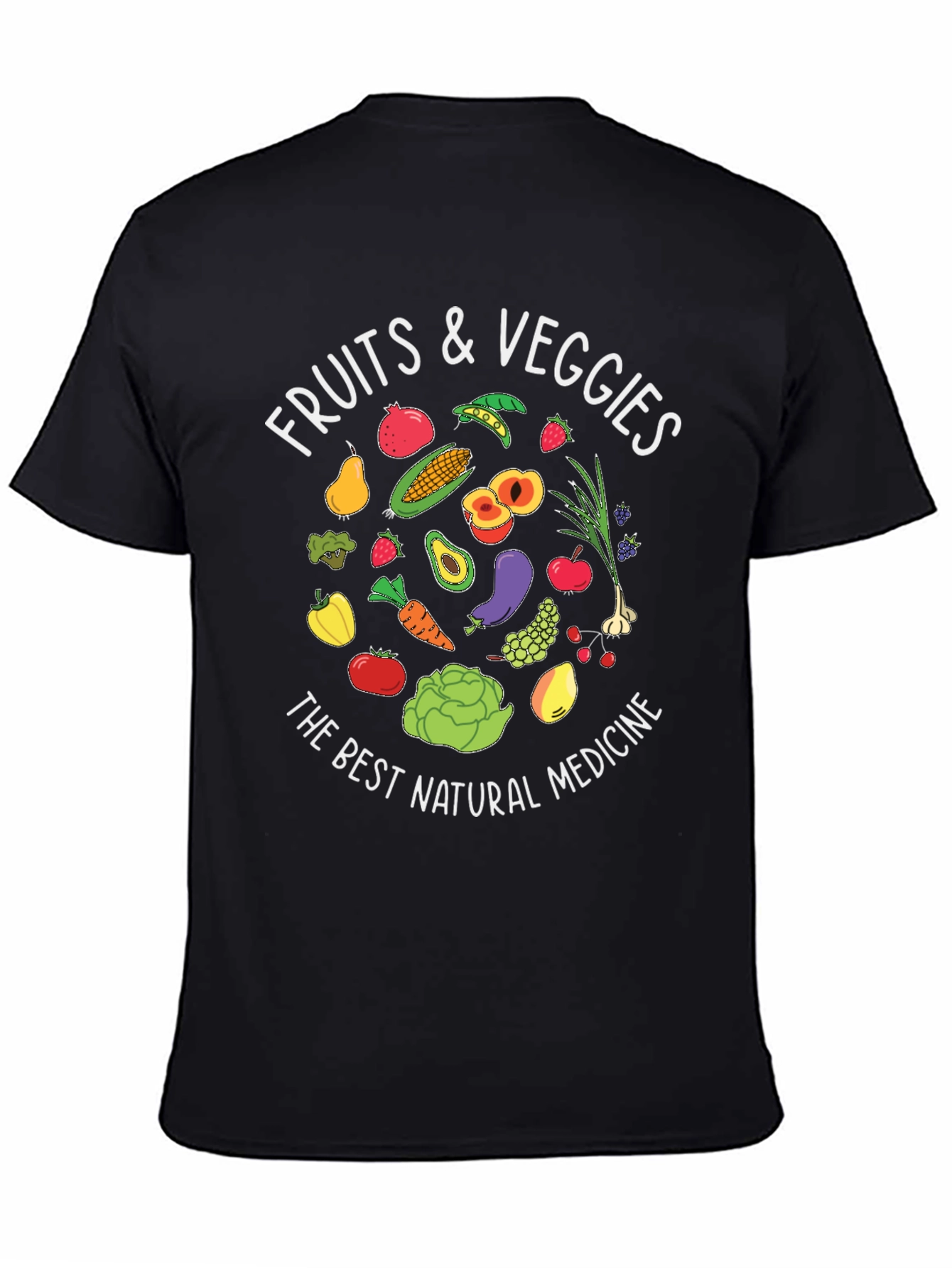 Fruits & Veggies T-Shirt - Natural Medicine Design
