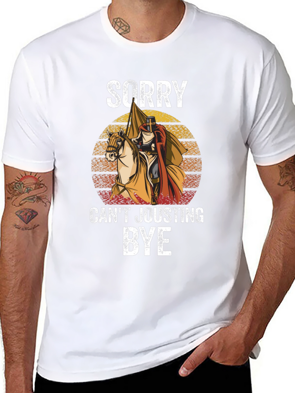 Sorry Cant Jousting Bye T-Shirt