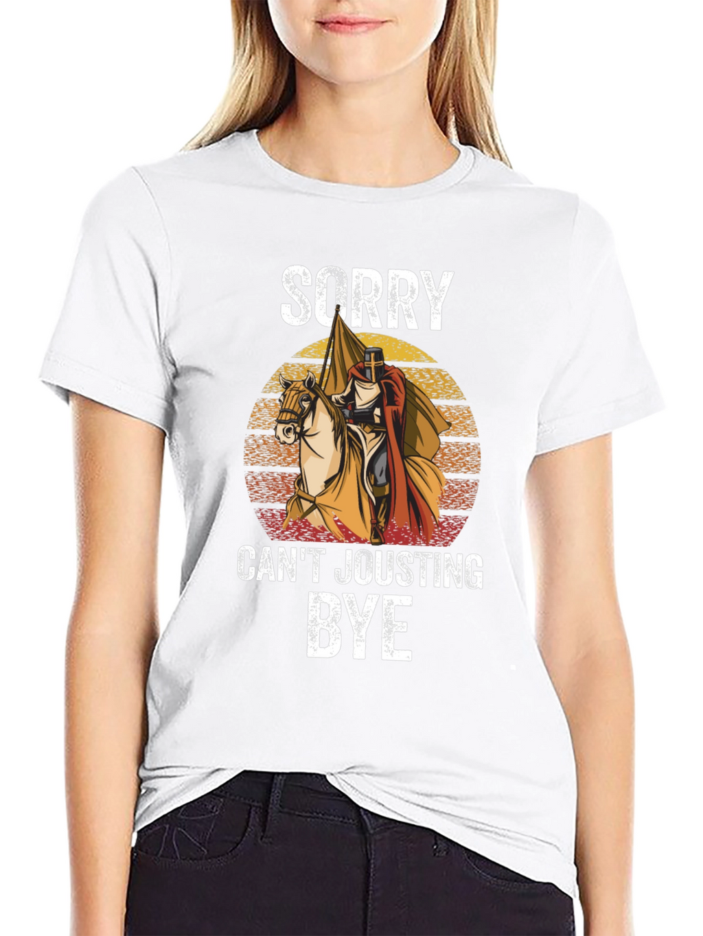 Sorry Cant Jousting Bye T-Shirt