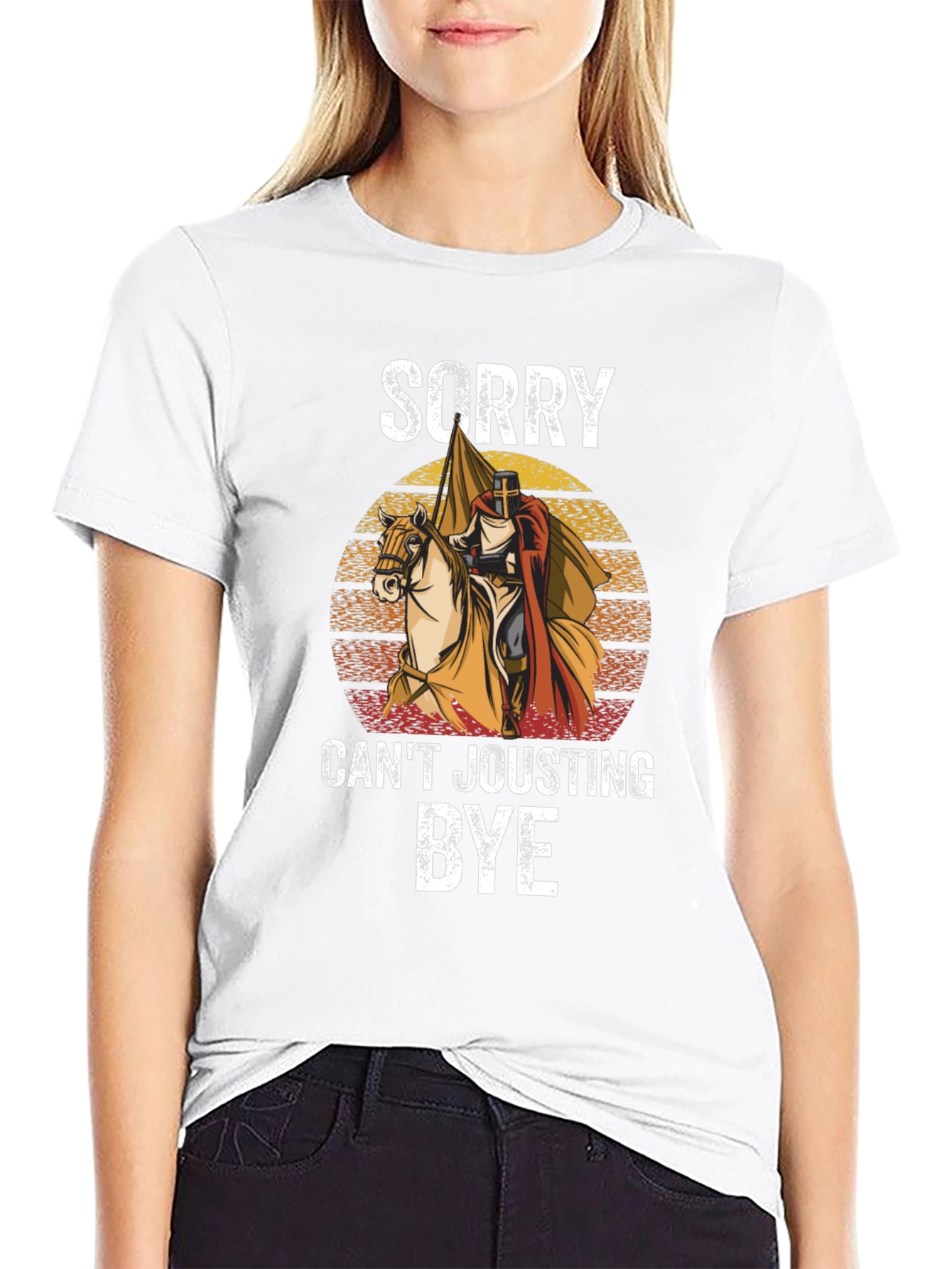Sorry Cant Jousting Bye T-Shirt
