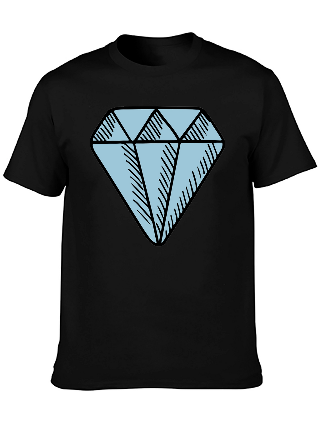 Diamond Graphic Black T-Shirt
