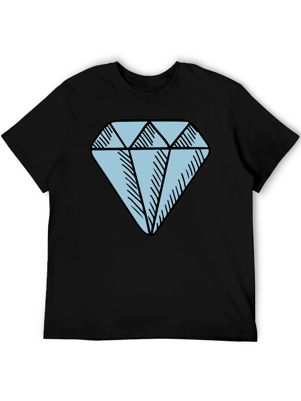 Diamond Graphic Black T-Shirt