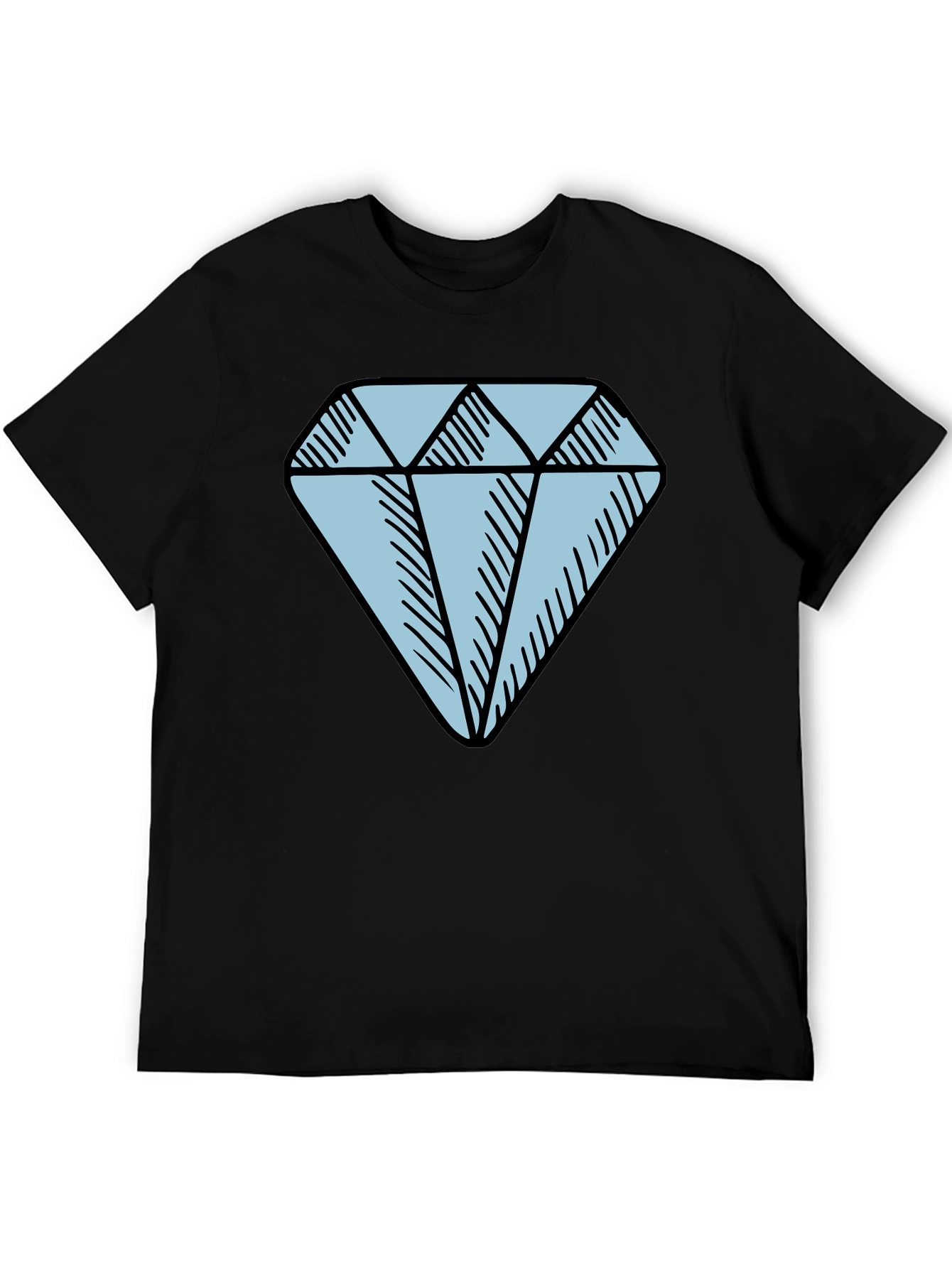 Diamond Graphic Black T-Shirt