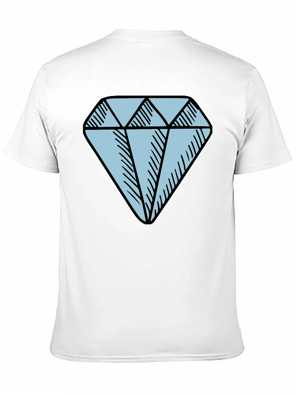 Diamond Graphic Black T-Shirt