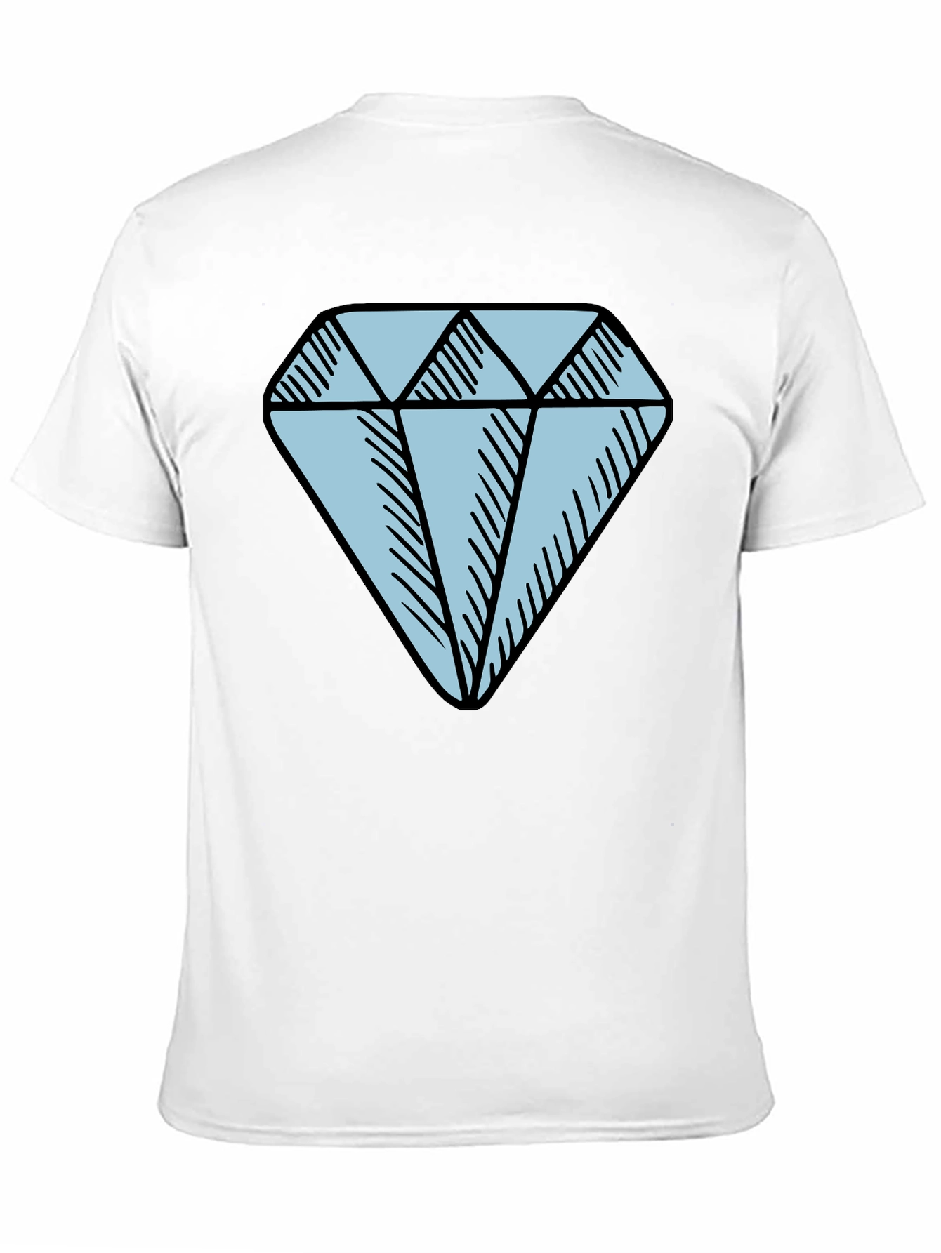 Diamond Graphic Black T-Shirt