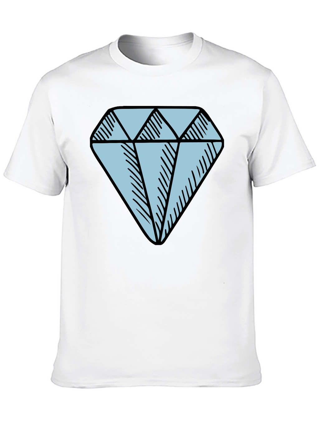 Diamond Graphic Black T-Shirt