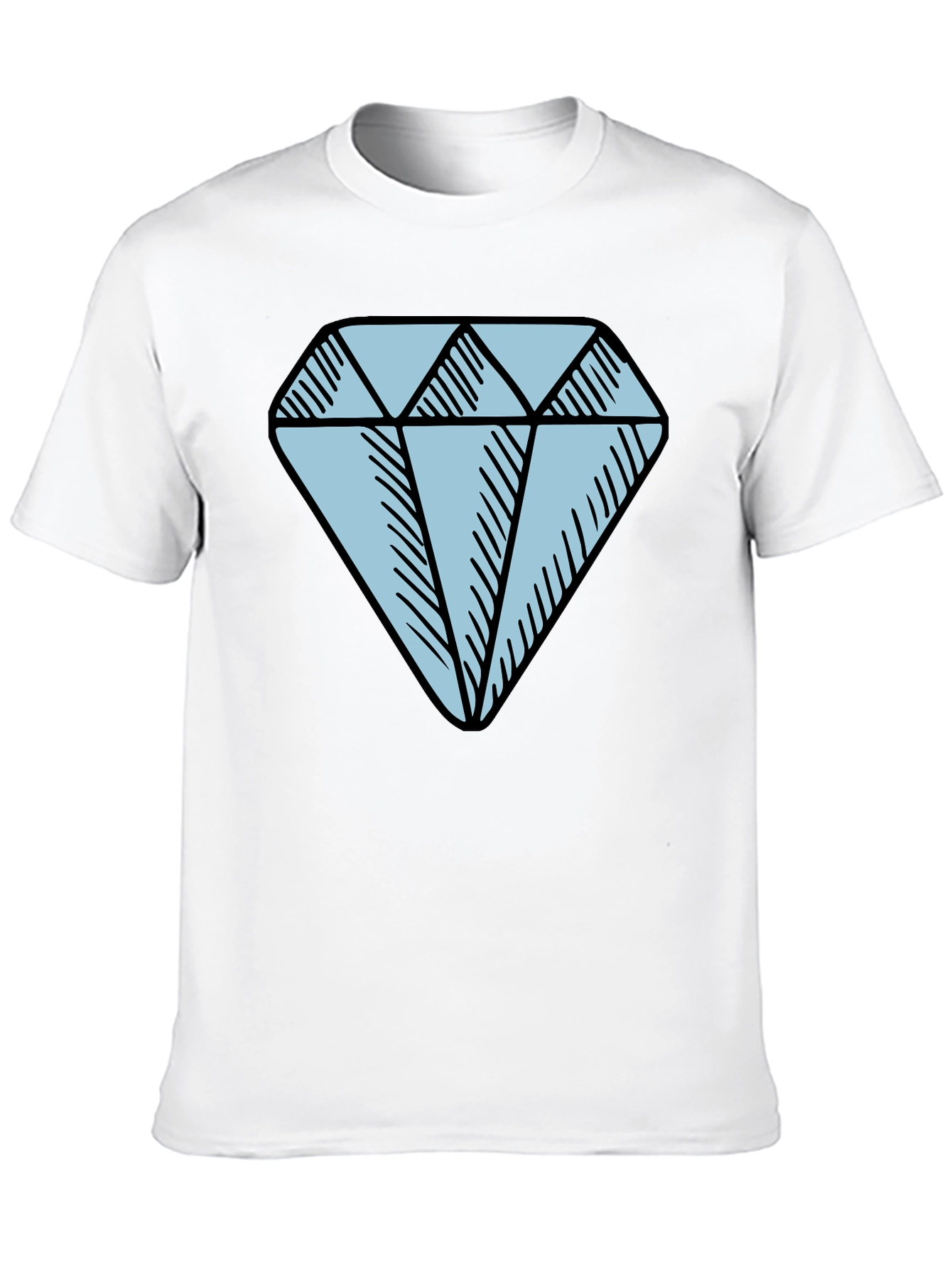 Diamond Graphic Black T-Shirt