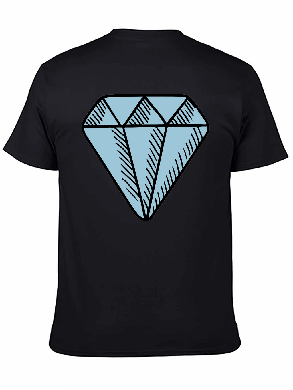 Diamond Graphic Black T-Shirt