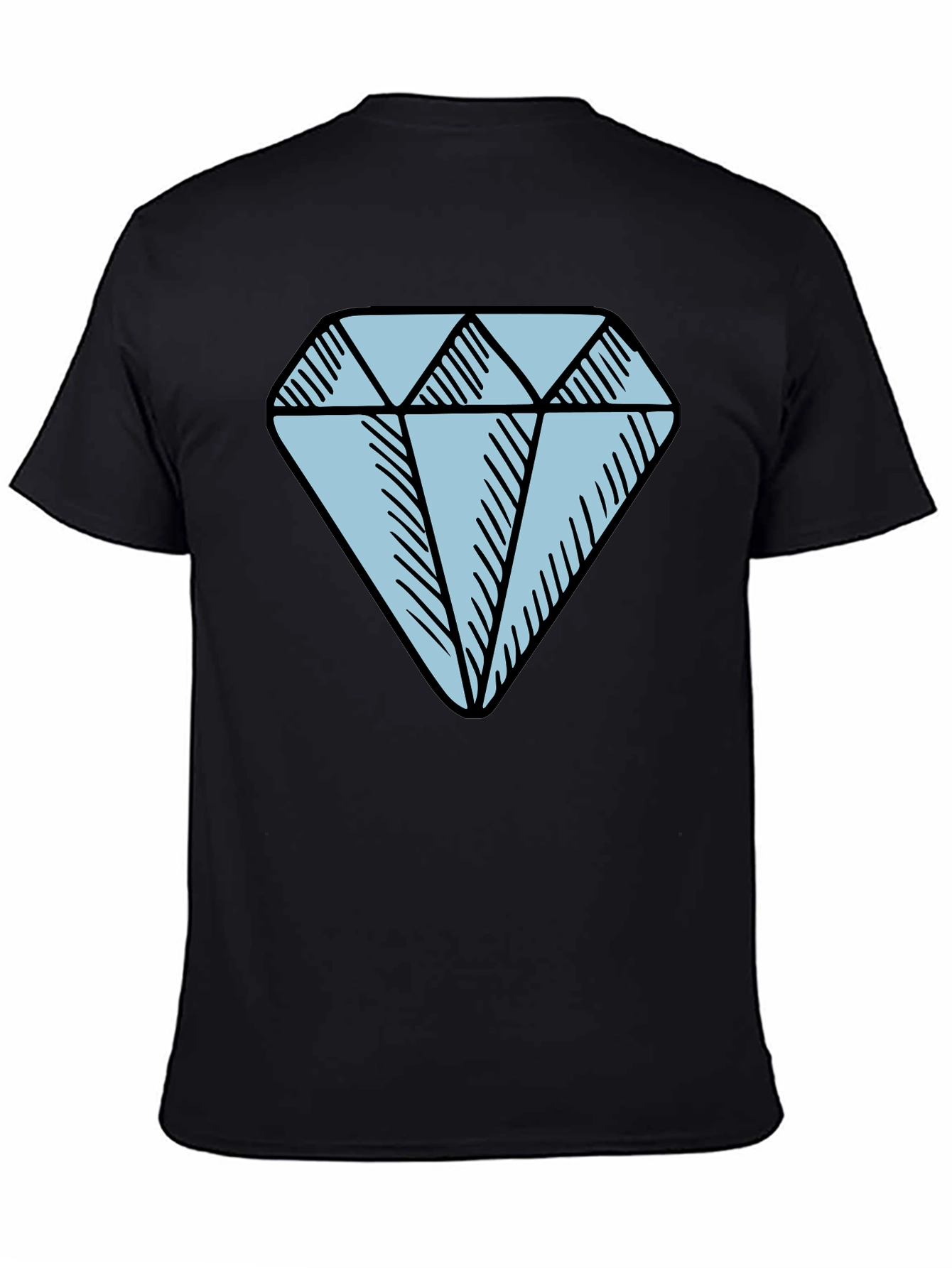 Diamond Graphic Black T-Shirt