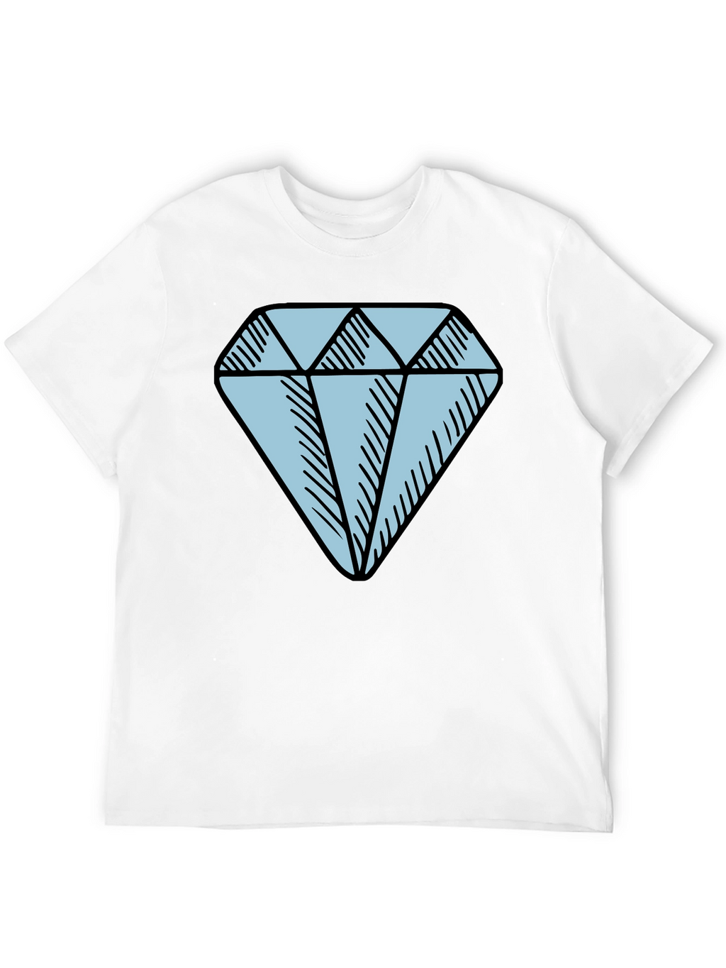 Diamond Graphic Black T-Shirt