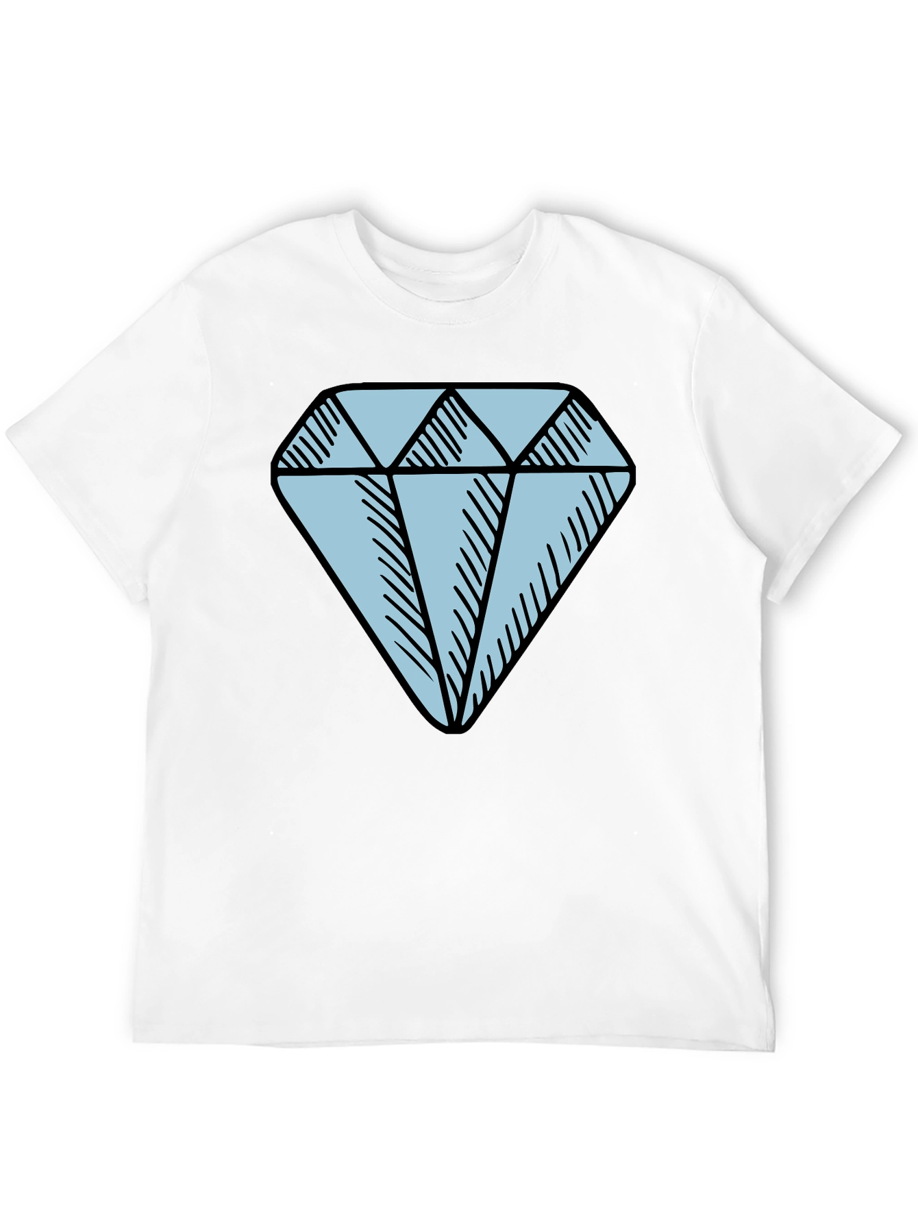 Diamond Graphic Black T-Shirt