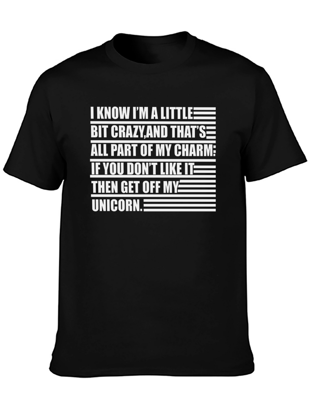 Crazy Charm Unicorn Graphic T-Shirt