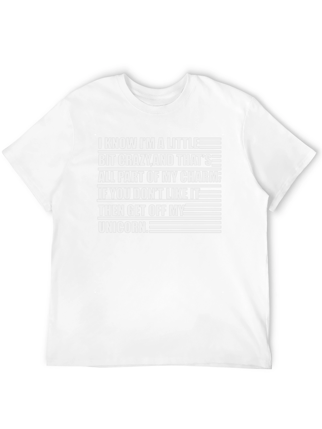 Crazy Charm Unicorn Graphic T-Shirt