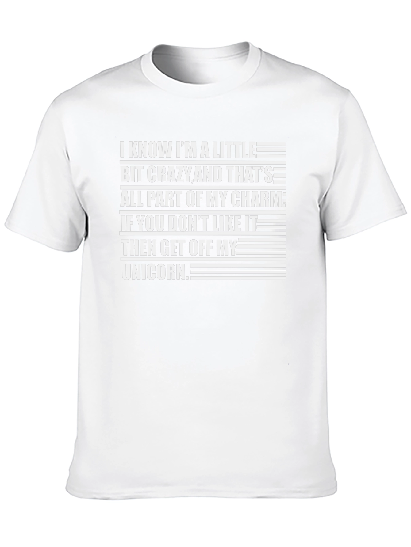 Crazy Charm Unicorn Graphic T-Shirt