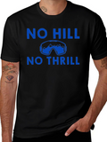 No Hill No Thrill Skiing T-Shirt