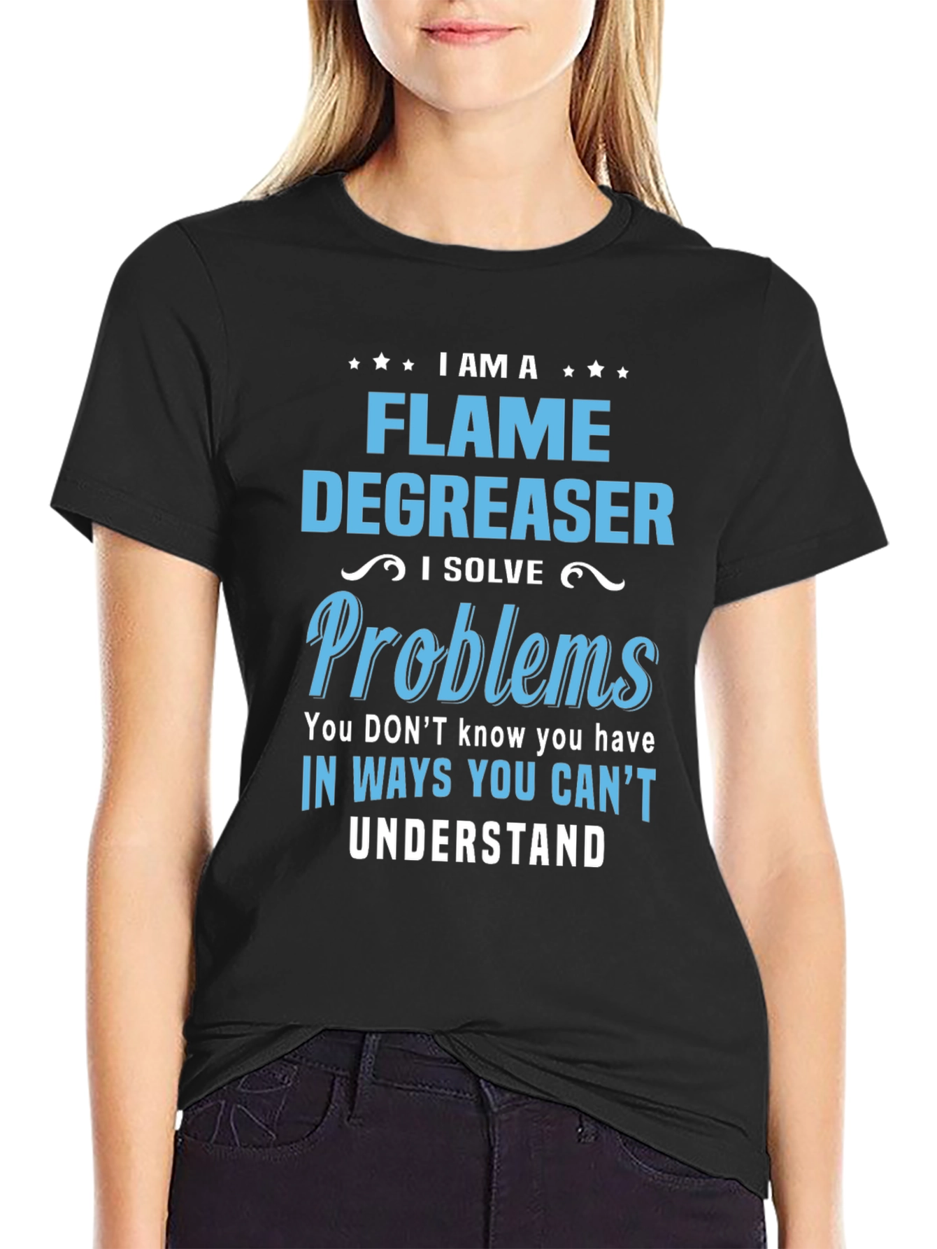Flame Degreaser T-Shirt - I Solve Problems
