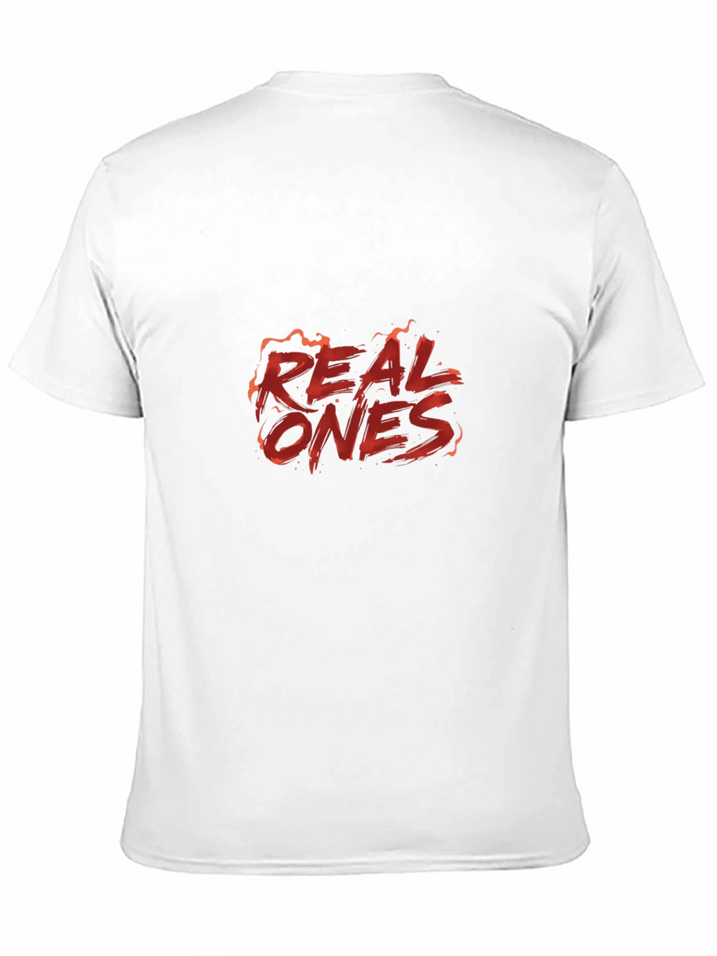 Real Ones Graphic Print Black T-Shirt
