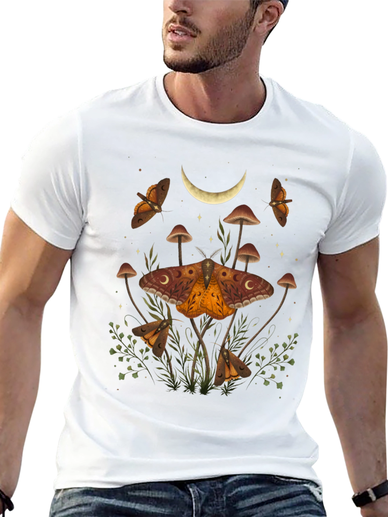 Moth & Moon Graphic Tee