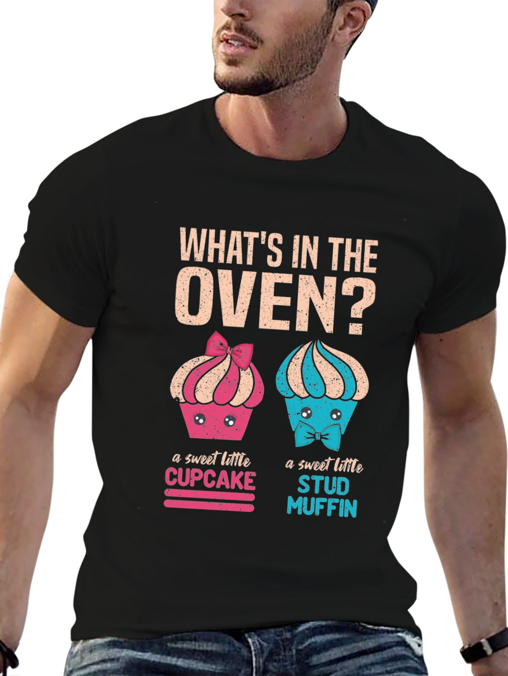 Funny Baby Announcement T-Shirt - Whats In The Oven?