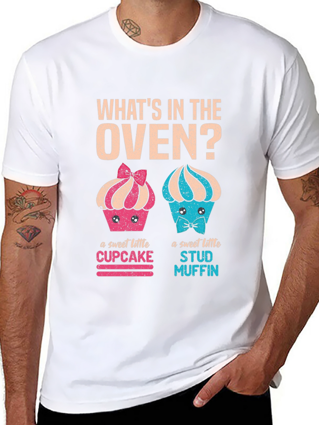 Funny Baby Announcement T-Shirt - Whats In The Oven?