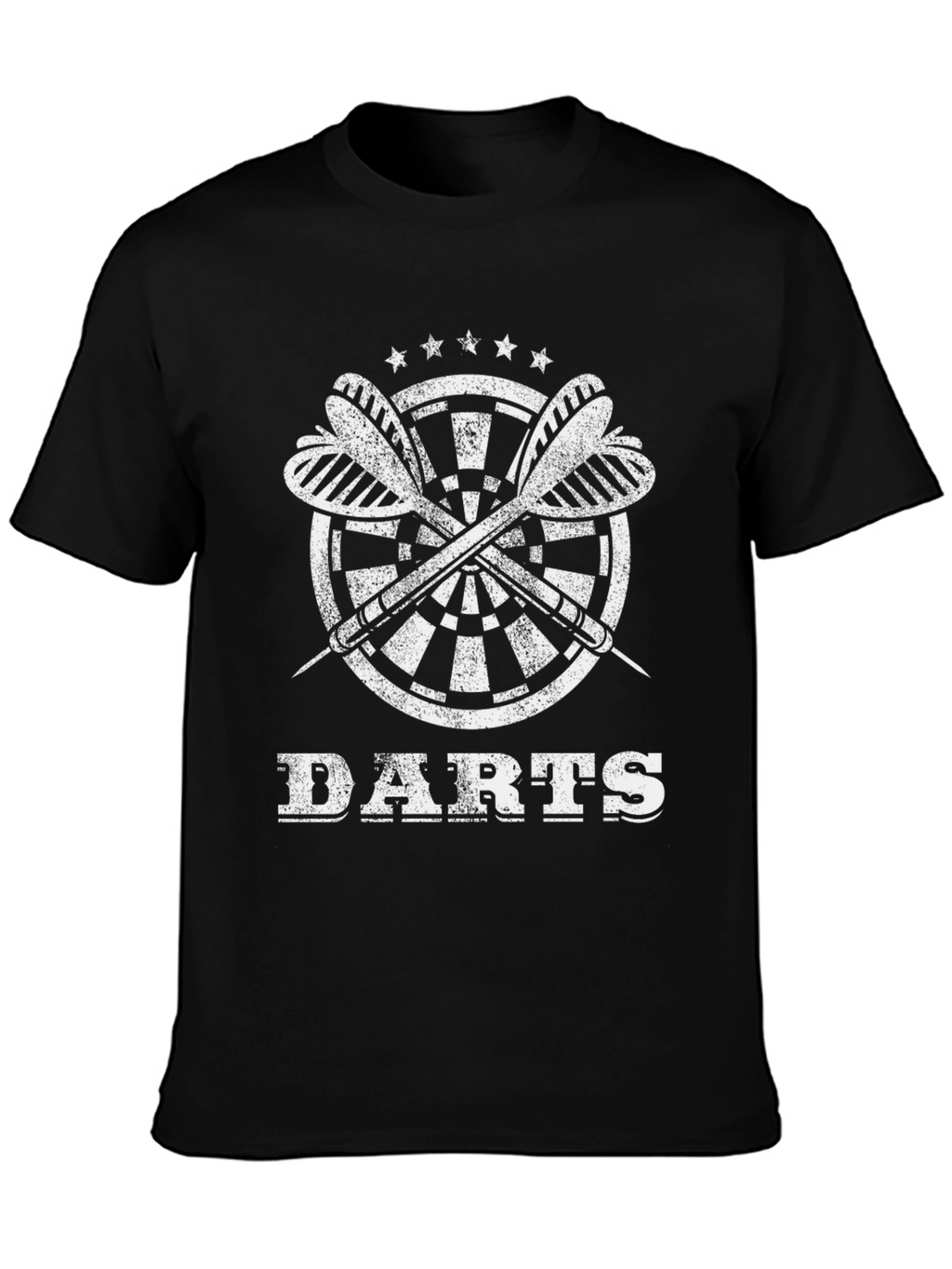 Darts Graphic T-Shirt - Target & Arrows Design