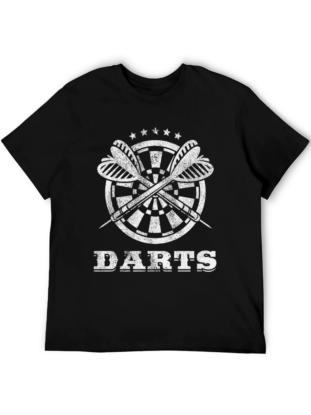 Darts Graphic T-Shirt - Target & Arrows Design