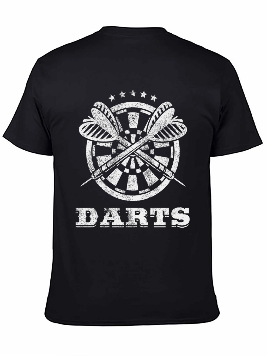 Darts Graphic T-Shirt - Target & Arrows Design