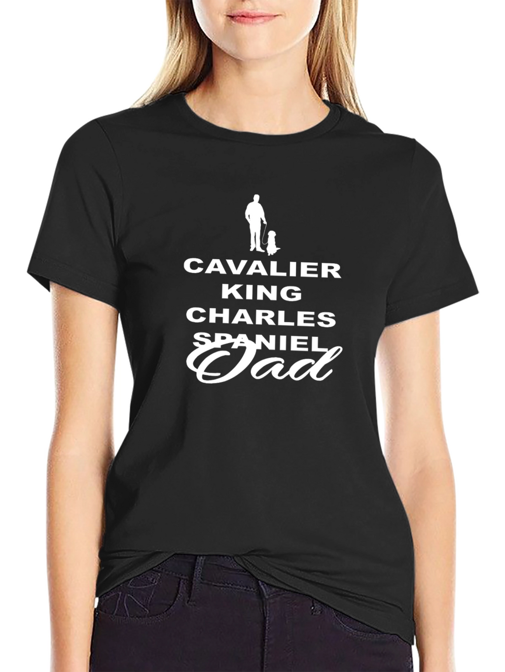 Cavalier King Charles Spaniel Dad T-Shirt