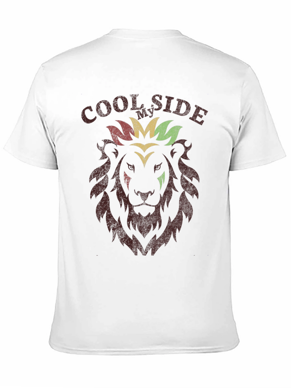 Cool Side Lion Graphic Tee - Reggae Inspired T-Shirt