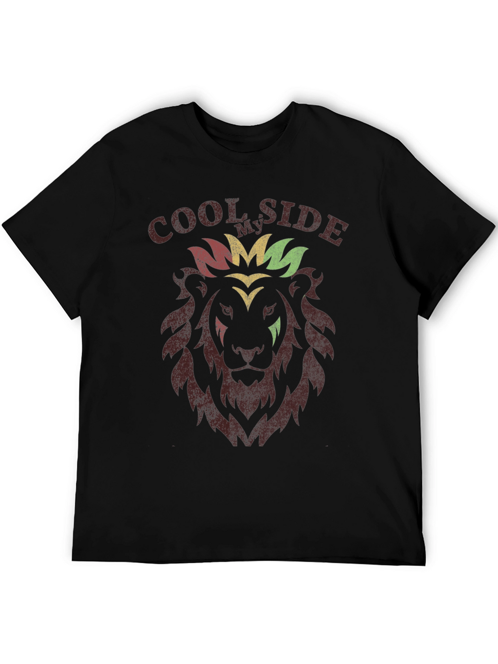 Cool Side Lion Graphic Tee - Reggae Inspired T-Shirt