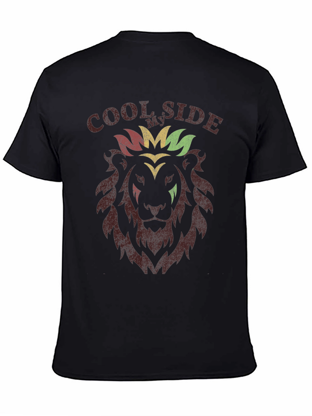 Cool Side Lion Graphic Tee - Reggae Inspired T-Shirt