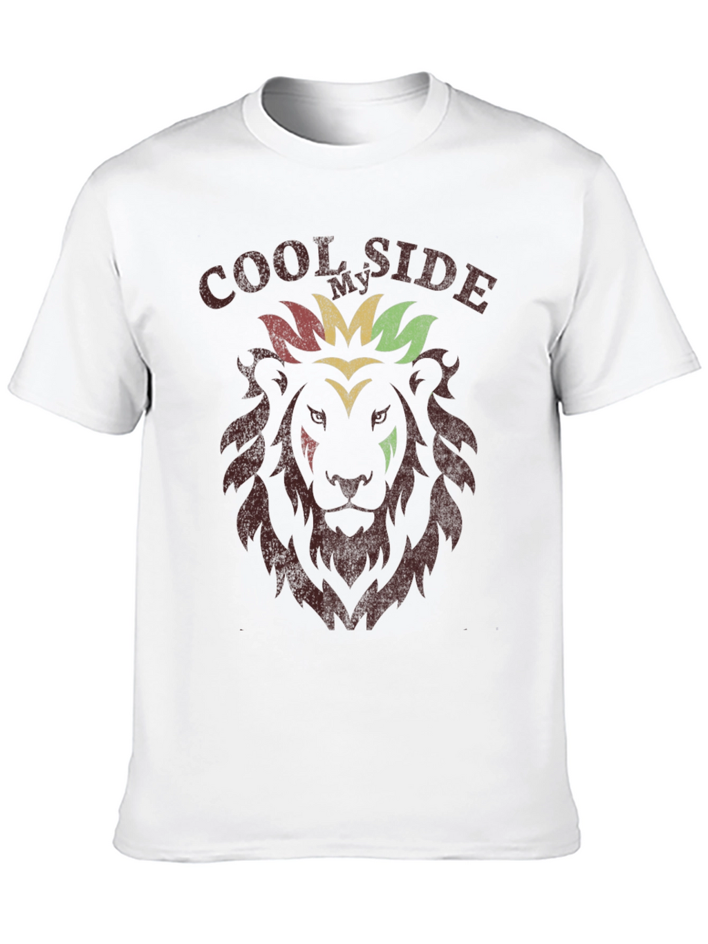Cool Side Lion Graphic Tee - Reggae Inspired T-Shirt