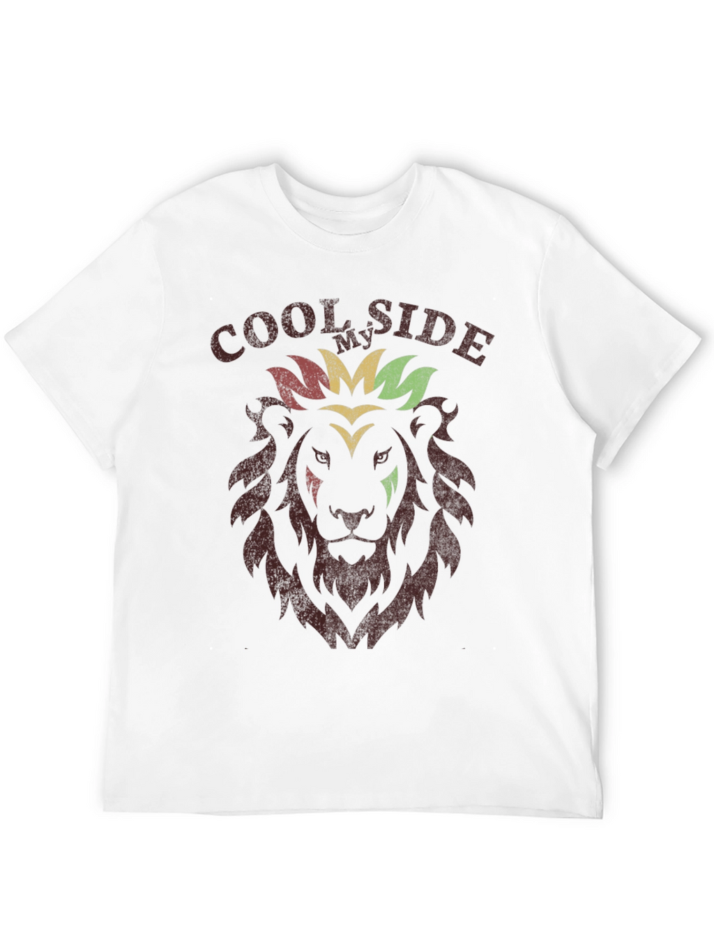 Cool Side Lion Graphic Tee - Reggae Inspired T-Shirt